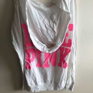 Pink lounge hoodie